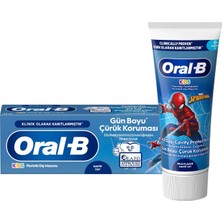 3 Adet Oral-B Kids Diş Macunu Spiderman 0-6 Yaş 60 ml