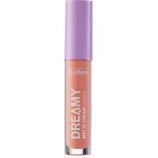 4 Adet Callista Dreamy Matte Cream Mat Görünümlü Lipgloss NO:207 Nude 1 Adet