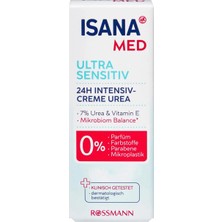 2 Adet Isana Med Yüz Kremi Intensive Üre 50 ml