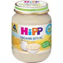 4 Adet Hipp Organik Kavanoz Maması Sütlaç 125 gr