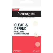 Neutrogena Clear & Defend Ultra Thin Blemish Patch Sivilce Bandı 24 Lü
