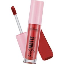 2 Adet Callista Truly Matte Liquid Lipstick Mat Likit Ruj 405 Peachy Queen Pembe 1 Adet