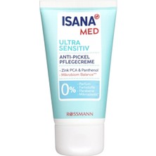3 Adet Isana Med Akne Karşıtı Krem Ultra Hassas 50 ml