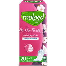 3 Adet Molped Her Gün Ferahlık Günlük Ped 20'li