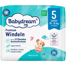 4 Adet Babydream Bebek Bezi 5 Beden 34'lü