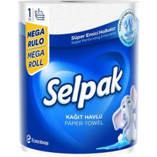 5 Adet Selpak Havlu Dev Rulo 3 Katlı 1 Adet