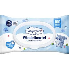 4 Adet Babydream Kirli Bebek Bezi Çöp Torbası Pudra Kokulu 100'LÜ