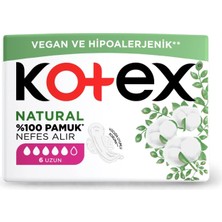 Kotex Natural Hijyenik Ped Ultra Uzun 6'lı