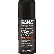 5 Adet Isana Professional Saç Kapatıcı Sprey Kahverengi 75 ml