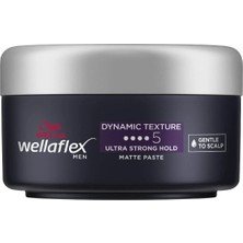 4 Adet Wellaflex Men Wax Matte Paste Ultra Güçlü 75 ml