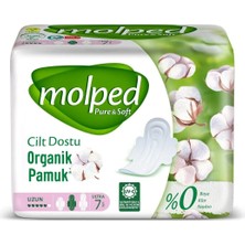 Molped Hijyenik Ped Ultra Pure & Soft Tekli Uzun 7'li