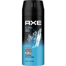 5 Adet Axe Deodorant Ice Chill 150 ml