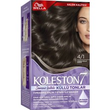 5 Adet Koleston Supreme Sonsuz Işıltılı Küllü Tonlar Saç Boyası Gizemli Küllü Kahve 4/1 1 Adet