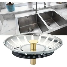 SS Home Concept Paslanmaz Çelik Mutfak Evye Lavabo Süzgeci Lavabo Gideri Atık Gıda Tıpası
