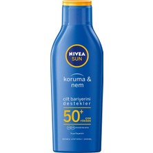 5 Adet Nivea Sun Koruma ve Nem Güneş Losyonu Spf 50+ Nemlendirici Güneş Kremi, Çok Yüksek Koruma 200 ml