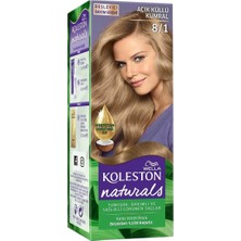 3 Adet Koleston Naturals Saç Boyası 8/1 Açık Küllü Kumral 1 Adet