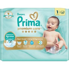 5 Adet Prima Bebek Bezi Premium Care 1 Numara 33'lü