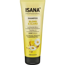 4 Adet Isana Professional Sarı ve Parlak Şampuan Doğal Sarışın ve Boyalı Sarı Saçlar 250 ml