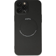 SS Home Concept Apple iPhone 12 Pro Kılıf Jack Magneticsafe Lens Silikon - Siyah