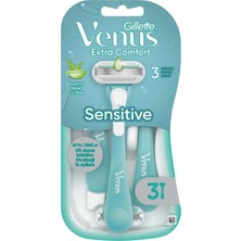 3 Adet Gillette Venus Extra Comfort Sensitive Tıraş Bıçağı 3'lü