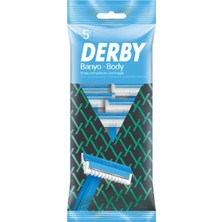4 Adet Derby Tıraş Bıçağı Banyo 5'li Poşet
