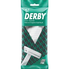 5 Adet Derby Tıraş Bıçağı Tek Bıçaklı 5'li Poşet