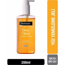 5 Adet Neutrogena Yüz Temizleme Jeli Deep Clean 200 ml