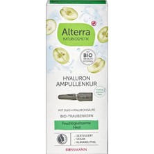 4 Adet Alterra Hyaluron Konsantre Ampül Kürü Neme Ihtiyacı Olan Cilt Tipleri Için 7x1 ml