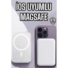 SS Home Concept 5000 Mah Ios Uyumlu Magsafe Kablosuz Şarj Hızlı Şarj Desteği
