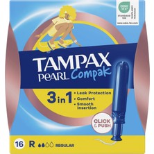 5 Adet Tampax Pearl Compak Tampon Reg/normal 16'lı