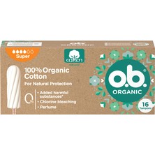 O.B. 5 Adet O.b Tampon Organic 16'lı Super 16'lı