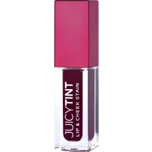 4 Adet Golden Rose Juicy Tint Lip Cheek Stain No:04 Berry Kiss 1 Adet