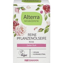 5 Adet Alterra Bitkisel Sabun %100 Doğal - Gül Çiçekleri Esansı 100 G