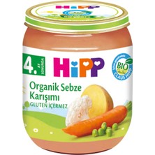3 Adet Hipp Organik Kavanoz Maması Sebze Karışımı 125 gr