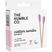 2 Adet Humble Kulak Çubuğu Bambu Pembe 100'LÜ