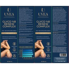 UVEA/GLYCO-8-RENEW-COMPLEX-8-GLIKOLIK-ASIT-KOLTUK-ALTI-DIZ-DIRSEK-VE-BACAK-ARASI-KARARMA-GORUNUMU-OLU-DERI-KALINTILARI-ICIN-YENILEYICI-PEELING-BAKIMI-250-ML