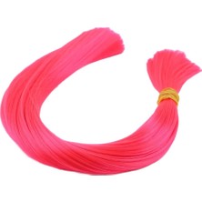 SS Home Concept Neon Pembe Renkli Sentetik Boğum Saç - 1kg