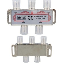 SS Home Concept Mag 5-2500 Mhz 1/4 Splitter Uydu Anten Sinyal Dağıtıcı