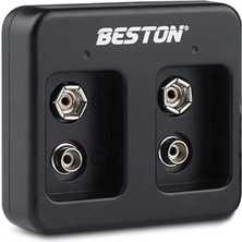 SS Home Concept Beston M7005 Siyah 2 x 9 Volt Pil Şarj Cihazı