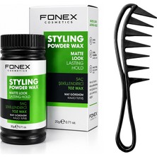 Morco Profesyonel Şekil Tarak & Fonex Stylıng Pudra Wax Matte Look 20GR