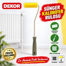 Dekor Kristalli Sünger Rulo Parmak 10 cm