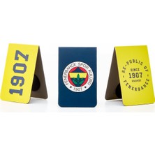 Fenerbahçe 1907 3'lü Mıknatıslı Kitap Ayracı Seti - Lisanslı Orijinal