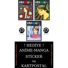 Gerekli Şeyler Yayıncılık Uzumaki 1-2-3 Manga Seti (3 Kitap) / Junji Ito / Anime-Manga Sticker ve Kartpostal Hediyeli
