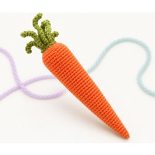 Vetinn Havuç - El Örgüsü Kedi ve Köpek Oyuncağı, Amigurumi