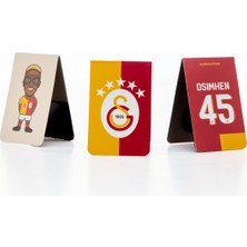 Galatasaray Victor Osimhen 3'lü Mıknatıslı Kitap Ayracı Seti - Lisanslı Orijinal
