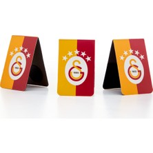 Galatasaray 5 Yıldız Arma 3'lü Mıknatıslı Kitap Ayracı Seti - Lisanslı Orijinal