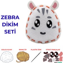 Kidose Zebra Dikiş Kiti – Çocuklar Için Eğlenceli Dikiş Öğrenme ve Üretim Aktivitesi