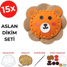 Kidose Eğitici Dikiş Aktivitesi – Aslan Temalı Çocuk Hobi ve El Becerisi Seti