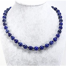 Ilgın Doğal Taş Takı Lapis Lazuli - Hematit Doğal Taş Kolye