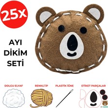 Kidose Yaratıcı Çocuk Aktivitesi – Ayı Dikiş Kiti, Dikiş Öğrenme ve El Becerisi Seti